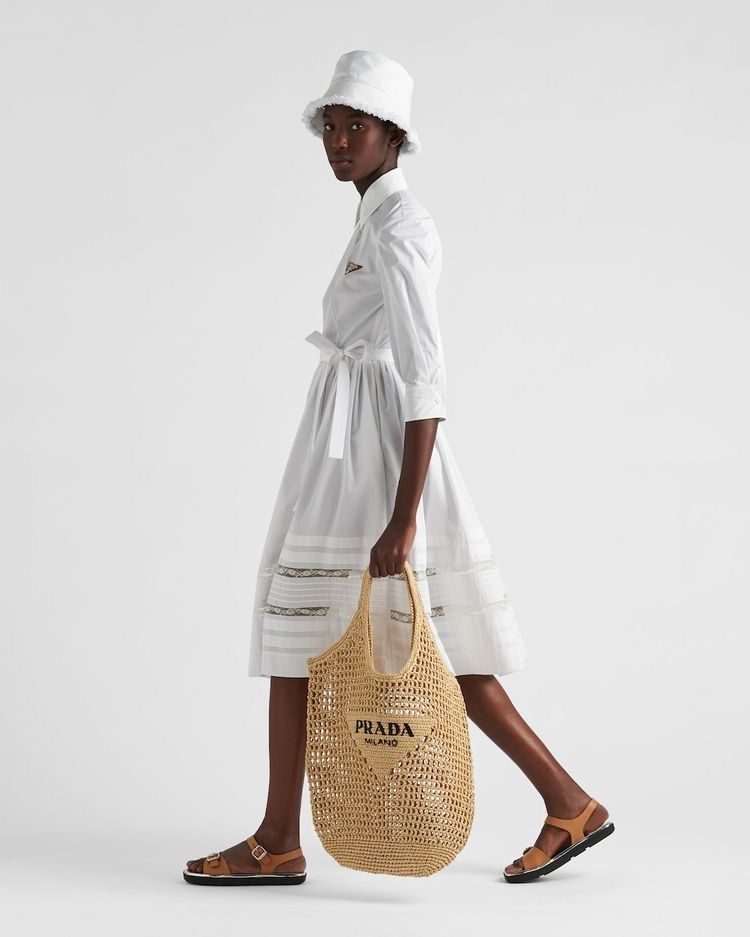 Prada Raffia Tote bag 51x45 cm