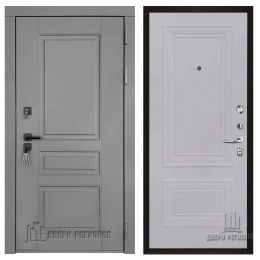 Дверь входная Двери Регионов Сенатор плюс SOLID Престиж Серый шелк