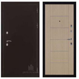 Дверь входная Двери Регионов Термо 3 Медный Антик Лайт 003 Беленый Дуб