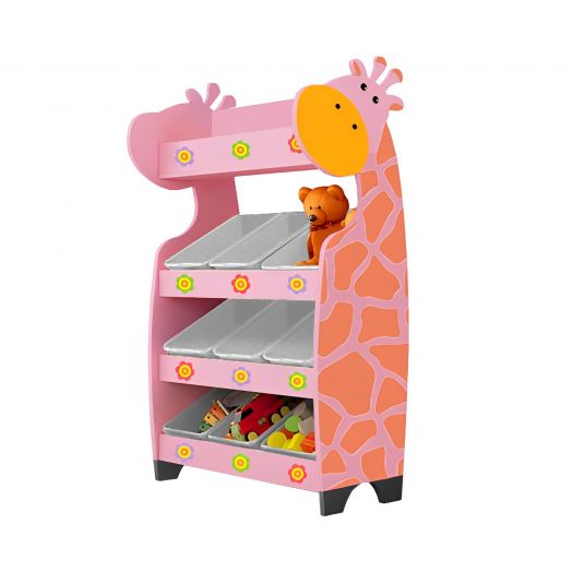 РКСХ25/3 Стеллажная наклонная система хранения "Жирафик" (Розовый)