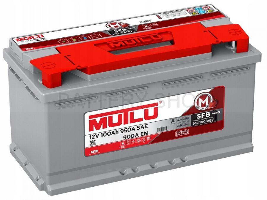 MUTLU Silver 100 Ah 900 A обрат. поляр.