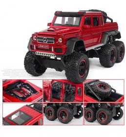 Модель Джипа вездехода Mercedes AMG G63 1:20 23 см. метал, свет, звук, 6 колес (5520)