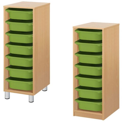 РКСВСХ-1/38 Стеллажная выдвижная система хранения (350х400х1400мм)