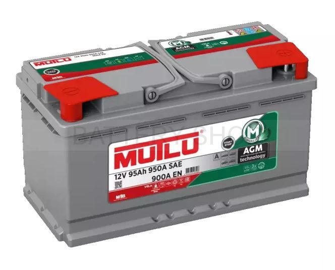 MUTLU AGM START-STOP 95 Ah 900 A обрат. поляр.