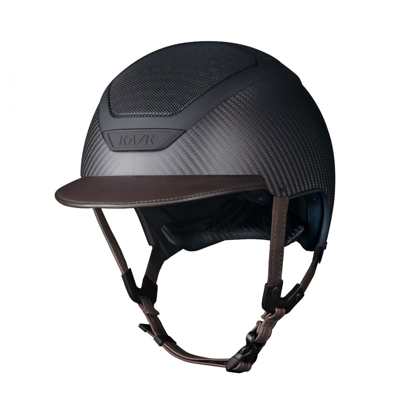 Шлем (жокейка) Kask Dogma Carbon Matt 2.0 Dark Brown