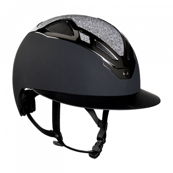 Шлем (жокейка) Suomy Cap Apex Swarovski Lady Black
