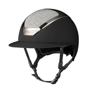 Шлем (жокейка) Kask Star Lady 2.0 Crystals Carpet Black-Silver