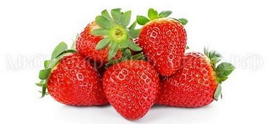 Стол обеденный прямоугольный 1000*670 фотопечать Клубника