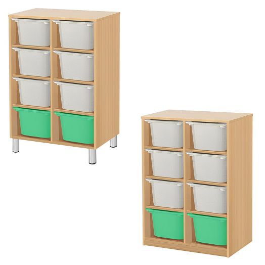 РКСВСХ-2/63 Стеллажная выдвижная система хранения (670х400х1100мм)