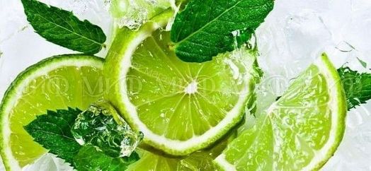 Стол обеденный овальный 1000*670 фотопечать Лайм