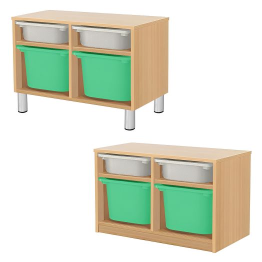 РКСВСХ-2/48 Стеллажная выдвижная система хранения (670х400х500мм)