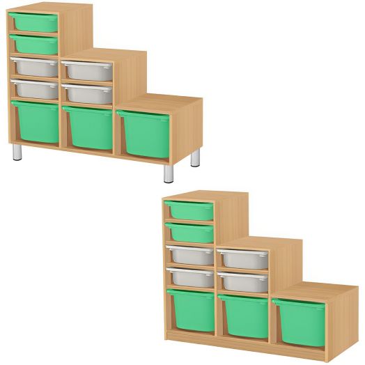 РКТКСХ-К/136 Тумба комбинированная (1000х400х1200мм)