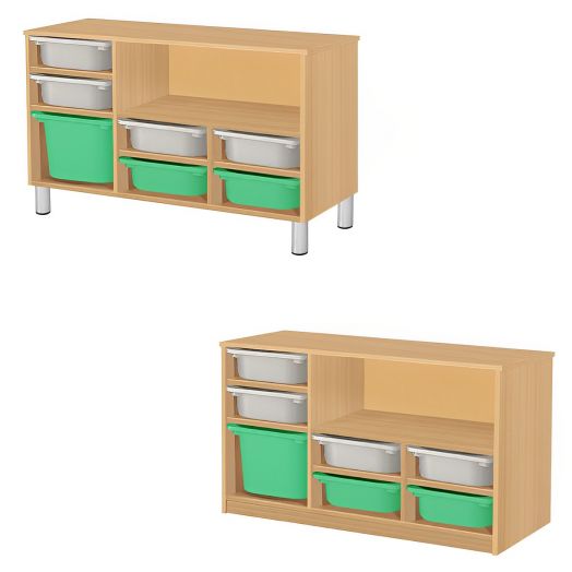 РКТКСХ-К/121 Тумба комбинированная (1000х400х700мм)