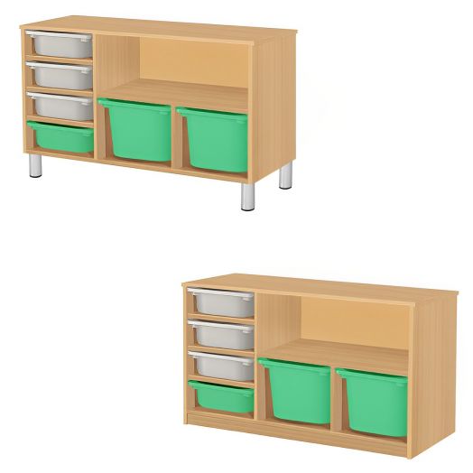 РКТКСХ-К/119 Тумба комбинированная (1000х400х800мм)