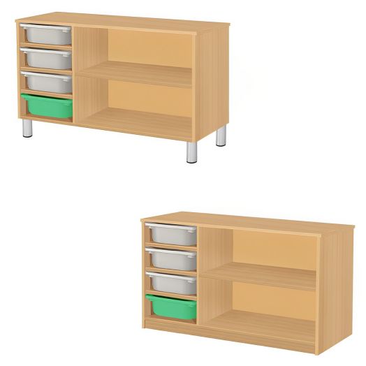 РКТКСХ-К/114 Тумба комбинированная (1000х400х800мм)