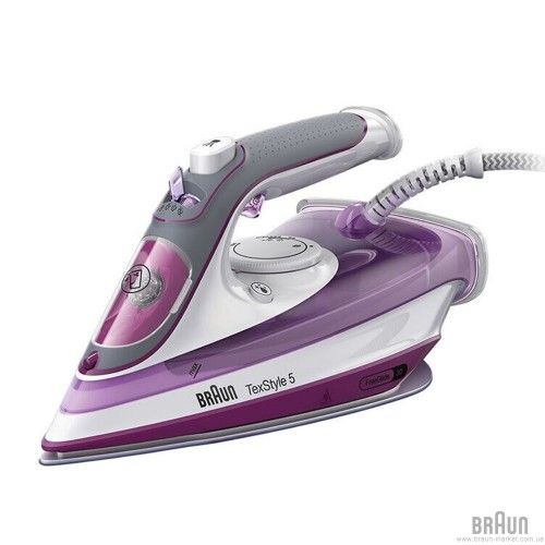Утюг Braun TexStyle5 SI5037VI, белый/фиолетовый