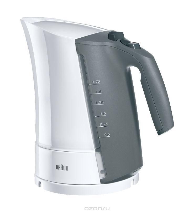 Чайник электрический Braun MultiquicK 1.7 л White, Gray
