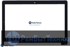 Сенсорное стекло (тачскрин)  Asus Transformer Book Flip TP500 черное c рамкой