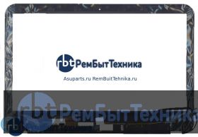 Сенсорное стекло (тачскрин)  Dell Inspiron 15R-3521 черное с рамкой