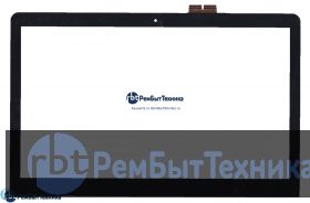 Сенсорное стекло (тачскрин)  Sony Vaio SVF15A черный