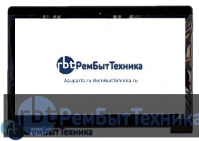 Сенсорное стекло (тачскрин)  Asus S400 TCP14F21 V1.0 черное с рамкой