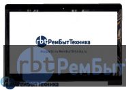 Сенсорное стекло (тачскрин)  Asus S400 TCP14F21 V1.0 черное с рамкой