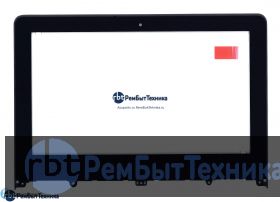 Сенсорное стекло (тачскрин)  Lenovo Yoga 300-11IBR черный с рамкой