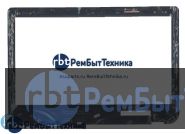 Сенсорное стекло (тачскрин)  Toshiba Satellite U40T S40T черный с рамкой