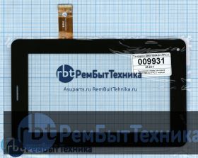 Сенсорное стекло (тачскрин) GM070004G1-FPC-2 черное