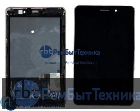 Модуль (Матрица, экран, дисплей + тачскрин)  Asus FonePad 7 ME371MG ME371 черный с бронзовой рамкой