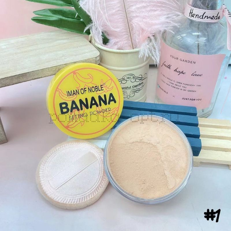 IMAN OF NOBLE Banana Setting Powder Тон 1