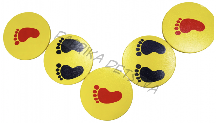 Координационная дорожка из дерева КОЧКИ-СЛЕДОЧКИ  ИИ-134 (в наличии)