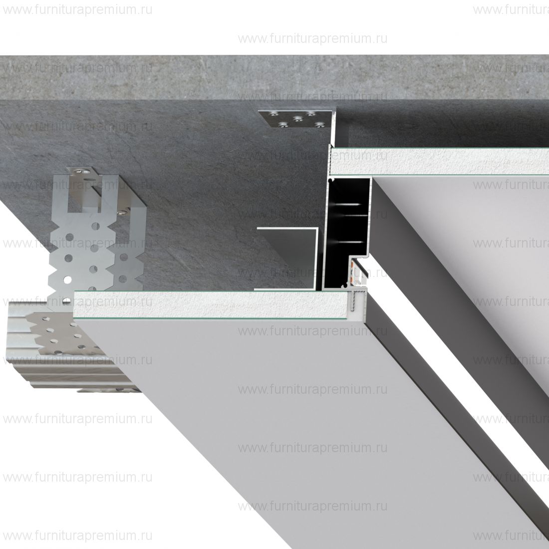 Базовый профиль Gips-B01 для создания уровня