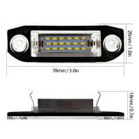 Подсветка заднего номерного знака Volvo