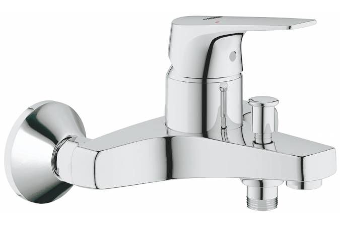 Смеситель для ванны и душа Grohe BauFlow, хром 23756000