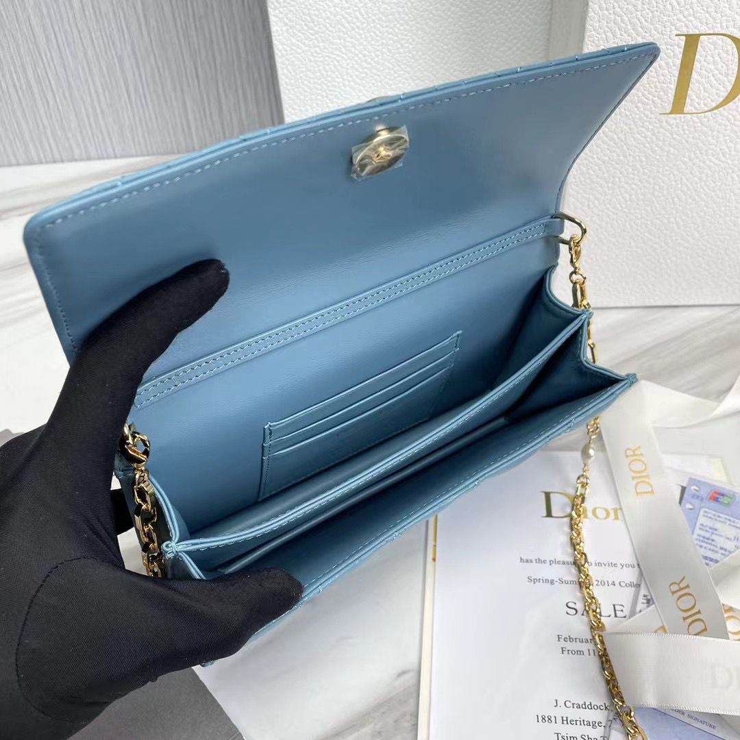 Lady Dior Phone Pouch 18,5x10x4 cm