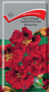 Набор из 3 (трех) упаковок, Настурция низкорослая  Махагони ("1) 1г