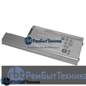 Аккумуляторная батарея для Dell Latitude D820 56Wh серебристая