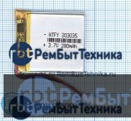 Аккумулятор Li-Pol (батарея) 3*30*35мм 2pin 3.7V/280mAh