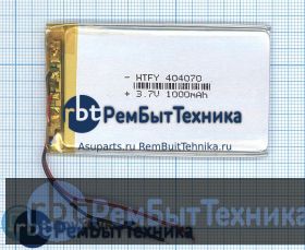 Аккумулятор Li-Pol (батарея) 4*40*70мм 2pin 3.7V/1000mAh