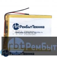 Аккумулятор Li-Pol (батарея) 3*60*85мм 2pin 3.7V/1500mAh