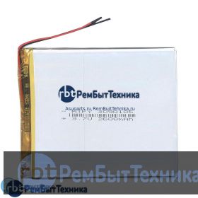 Аккумулятор Li-Pol (батарея) 3*90*105мм 2pin 3.7V/3600mAh