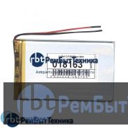 Аккумулятор Li-Pol (батарея) 3.5*50*80мм 2pin 3.7V/1100mAh