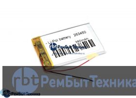 Аккумулятор Li-Pol (батарея) 2.5*34*50мм 2pin 3.7V/380mAh