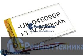 Аккумулятор Li-Pol (батарея) 4*60*90мм 2pin 3.7V/3500mAh