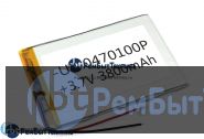 Аккумулятор Li-Pol (батарея) 4*70*100мм 2pin 3.7V/3800mAh