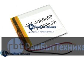 Аккумулятор Li-Pol (батарея) 4*60*60мм 2pin 3.7V/2800mAh