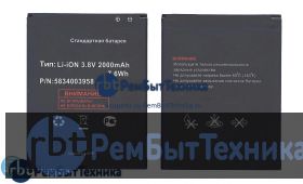 Аккумуляторная батарея для BL3819  Fly IQ4514 Evo Tech 4