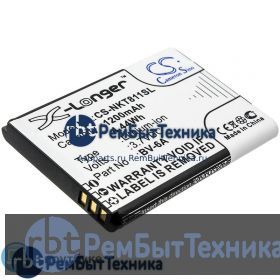 Аккумулятор для CS-NKT811SL BV-6A  Nokia 8110 4G, TA-1048, TA-1059 3.7V / 1200mAh / 4.44Wh