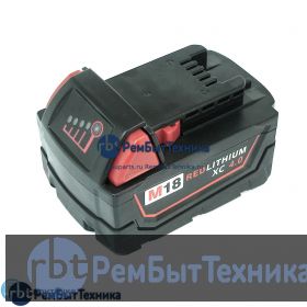 Аккумулятор для MILWAUKEE (p/n: 48-11-1828), 4.0Ah 18V Li-Ion